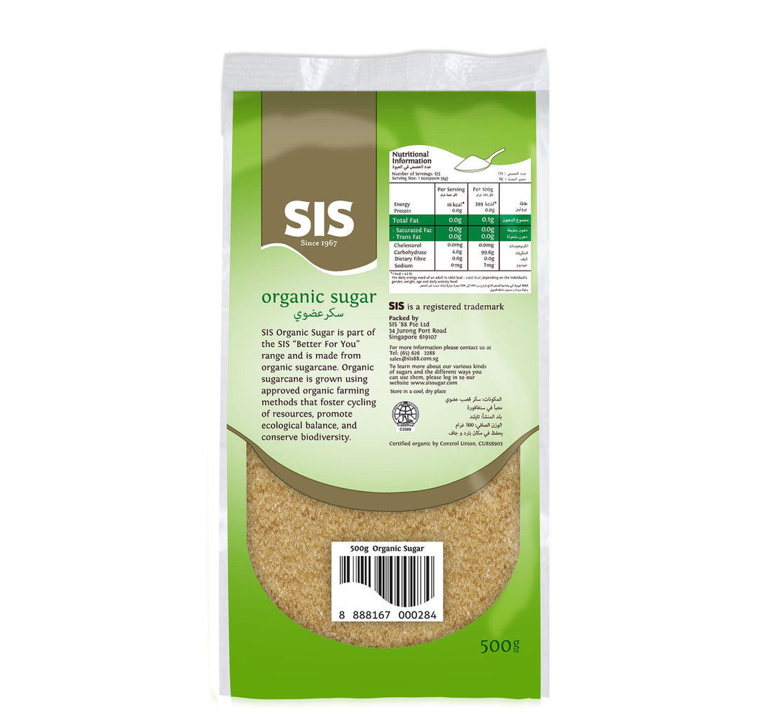 SIS Organic Sugar 500 g