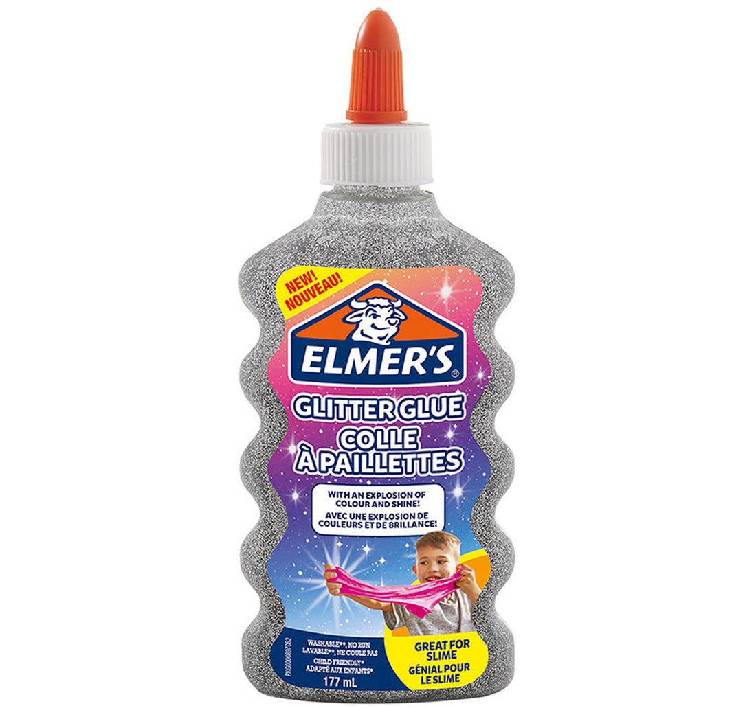 Elmer's Glitter Glue 177ml Silver