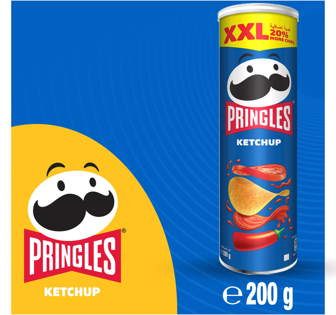 Pringles XXL Ketchup Flavoured Chips 200 g