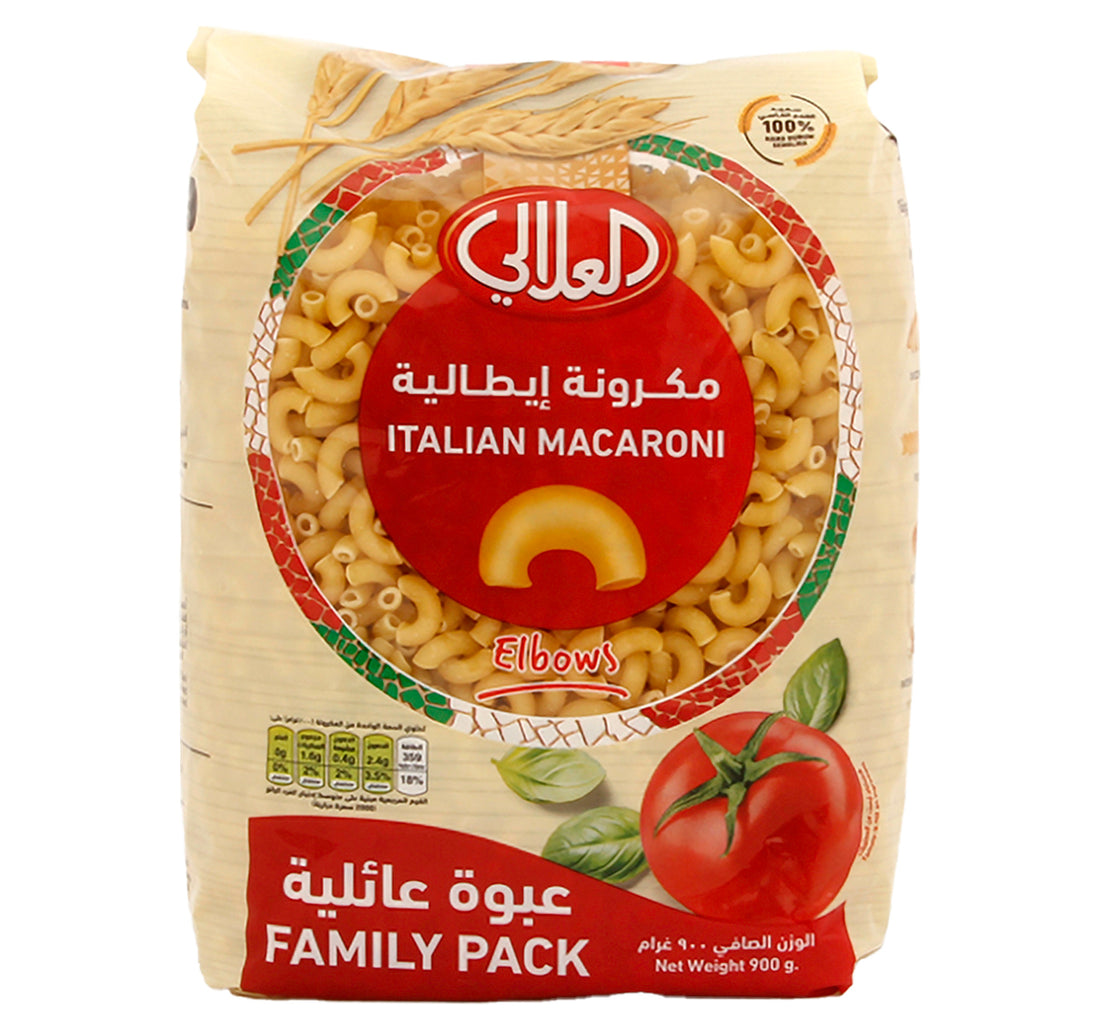 العلالي معكرونة إيطالية أكواع 900 جرام