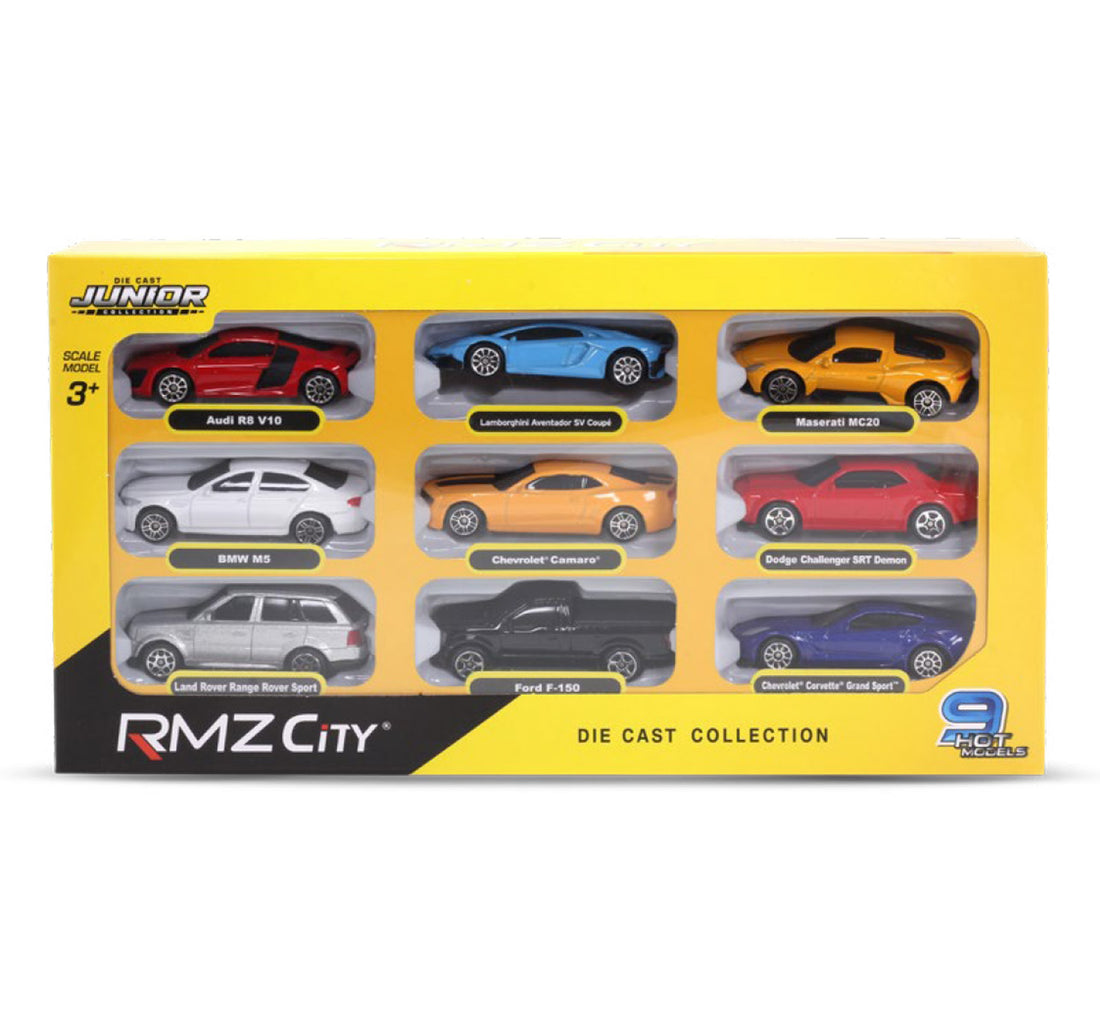 Skid Fusion Die Cast Car Set, 9 pcs, 344100S-9G(H)