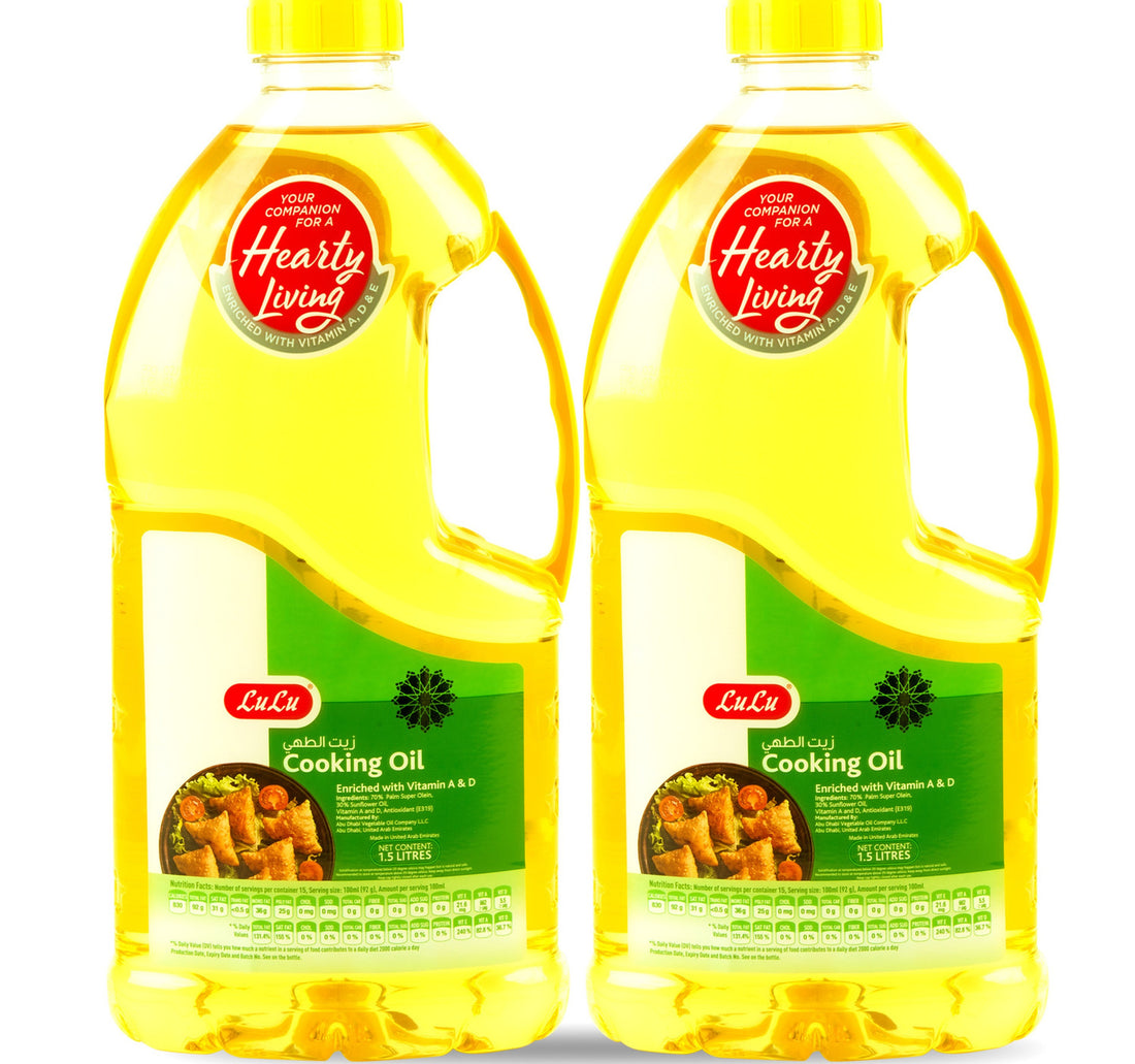 LuLu Cooking Oil 2 x 1.5 Litres