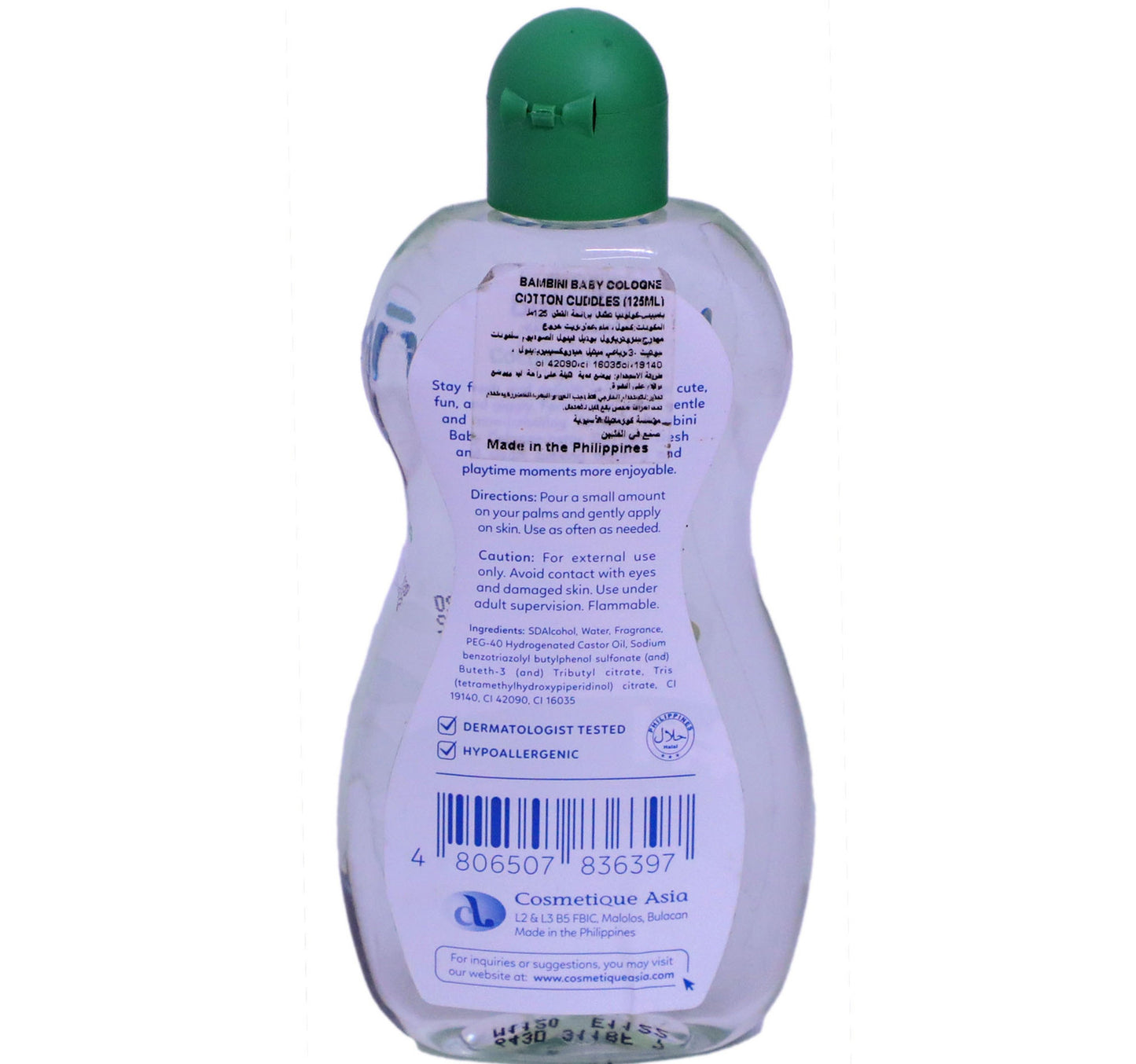 Bambini Baby Cologne Cotton Cuddles 125 ml