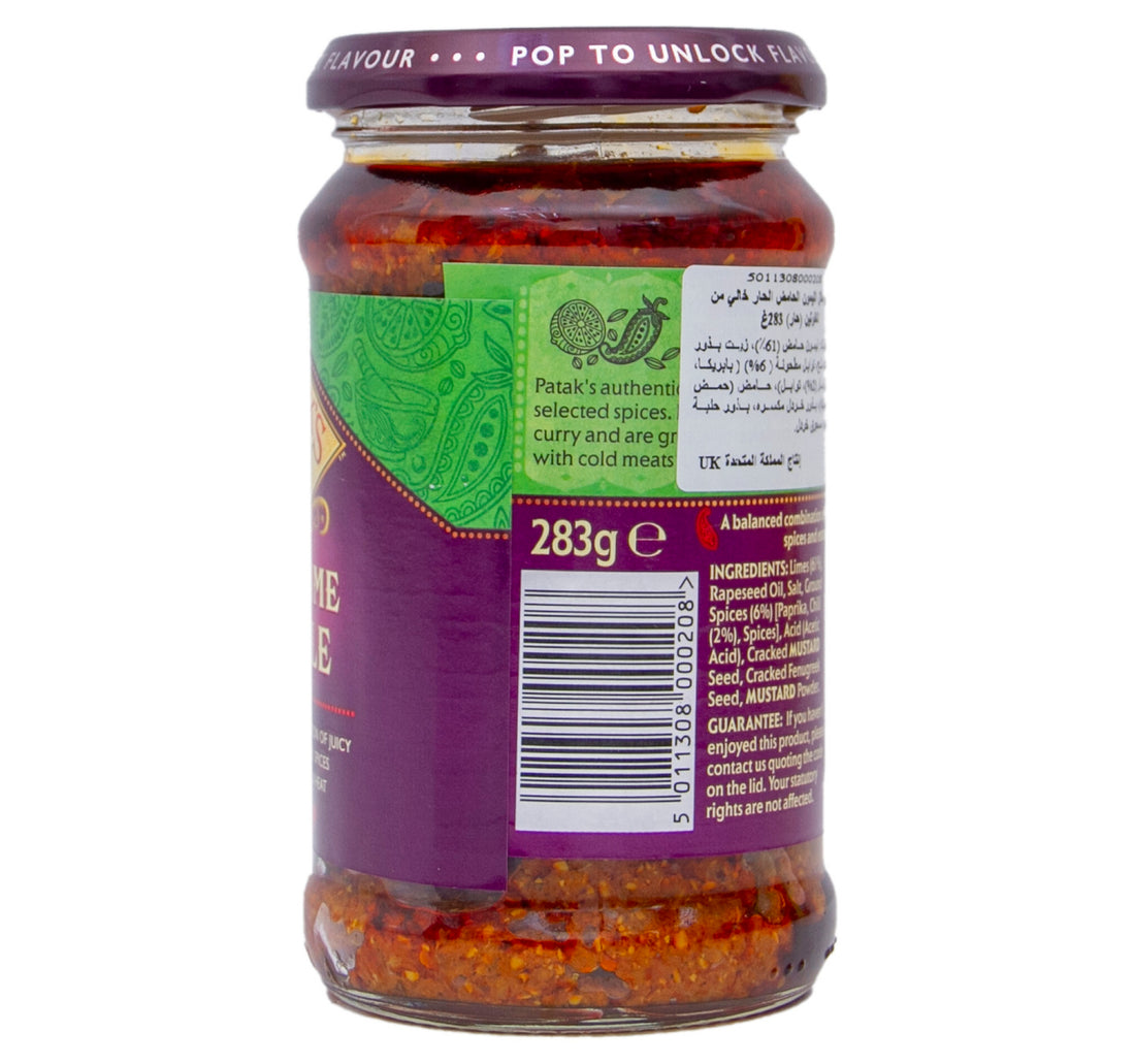 Patak's Hot Lime Pickle 283 g