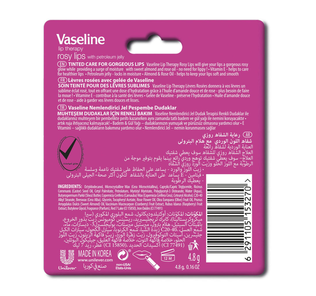 Vaseline Rosy Lip Therapy 4.8 g