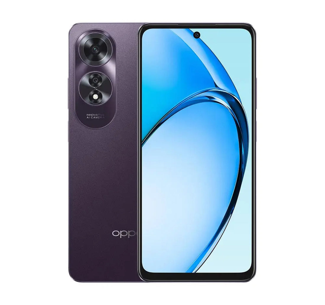 Oppo A60 Dual Sim 4G Smartphone, 8 GB RAM, 256 GB Storage, Midnight Purple, CPH2631 Lulu Hypermarket