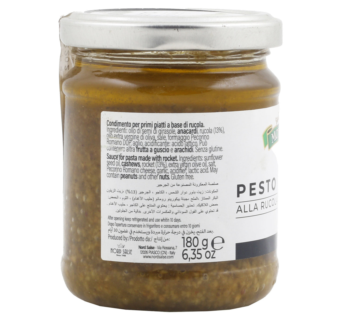 Monti Rocket Pesto 180 g