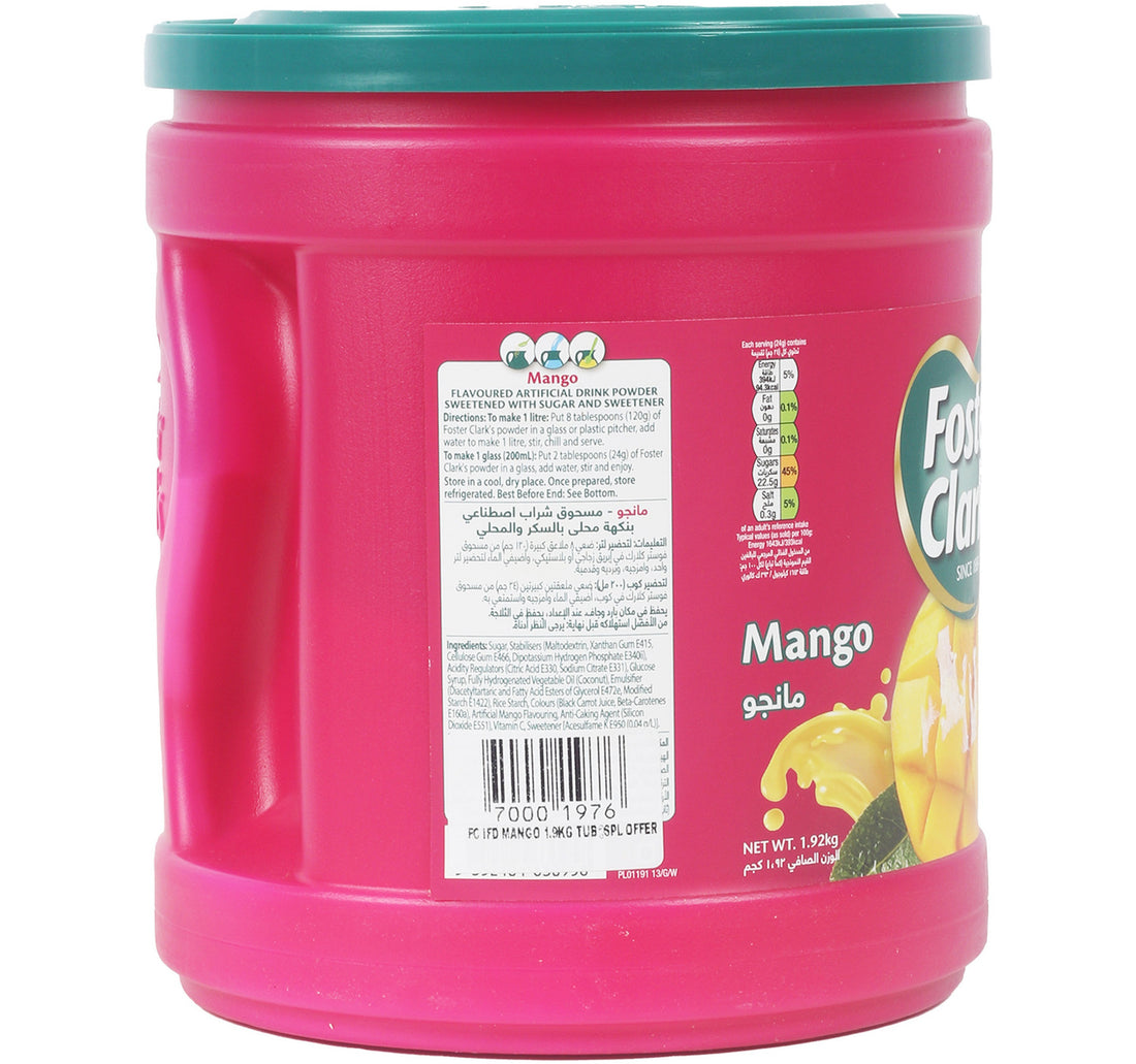 Foster Clark's Mango Instant Powdered Drink Value Pack 1.92 kg