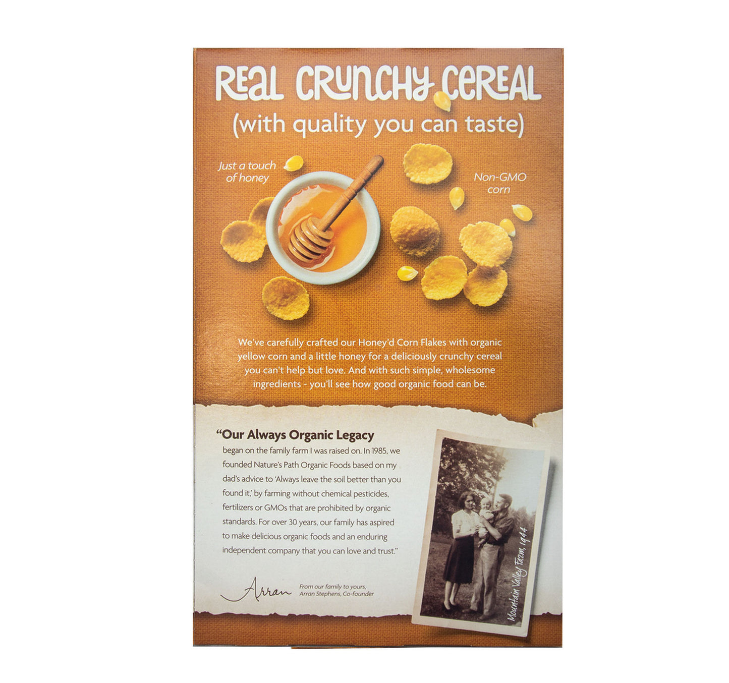 Nature's Path Organic Honey Corn Flakes 300 g