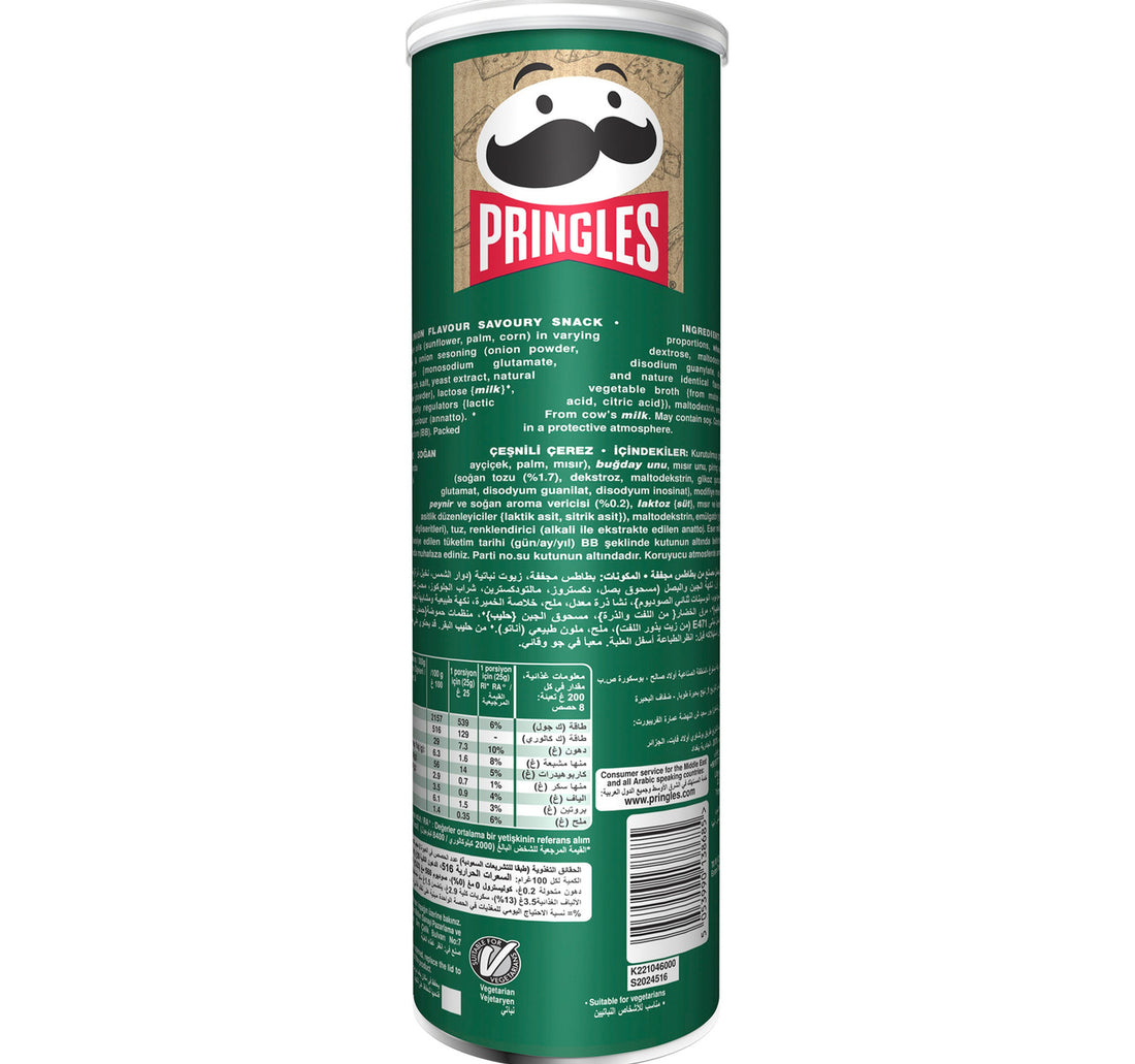 Pringles Deli Selection Cheese & Onion Flavour Chips 200 g