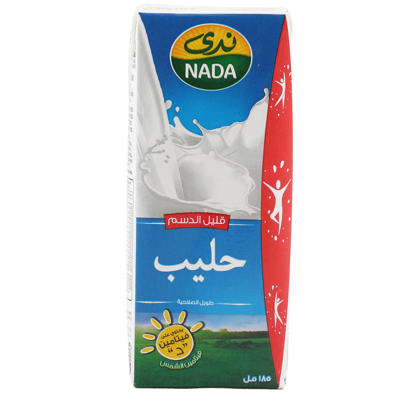 Nada UHT Milk Low Fat Vitamin D 6 x 185 ml