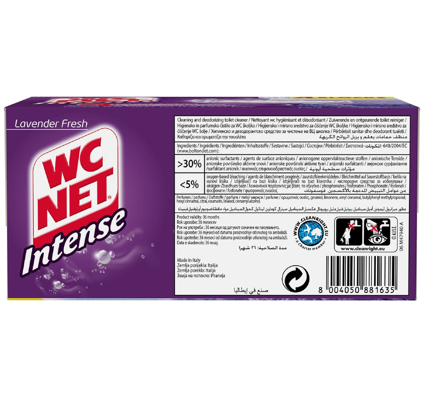 Wc Net Intense Lavender Fresh 4 pcs