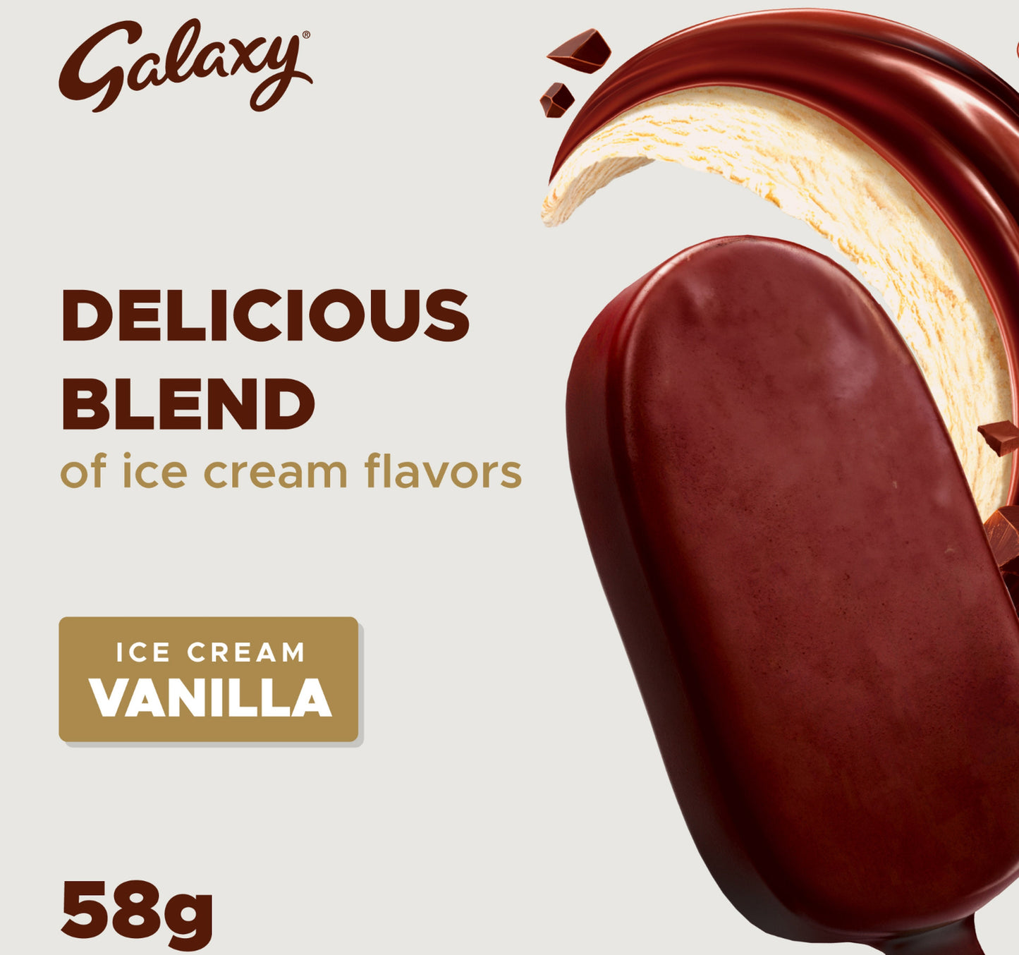 Galaxy Vanilla Ice Cream Stick 58 g