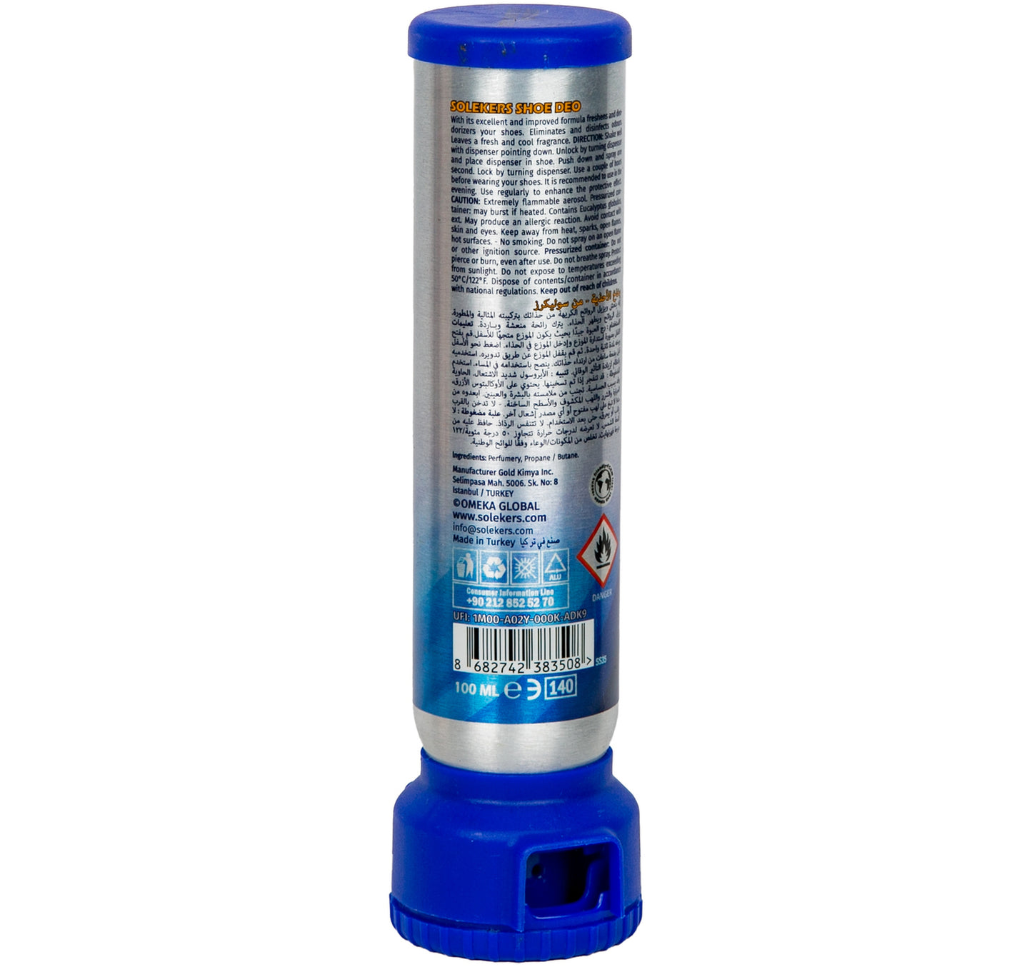 Solekers Shoe Deo 100 ml