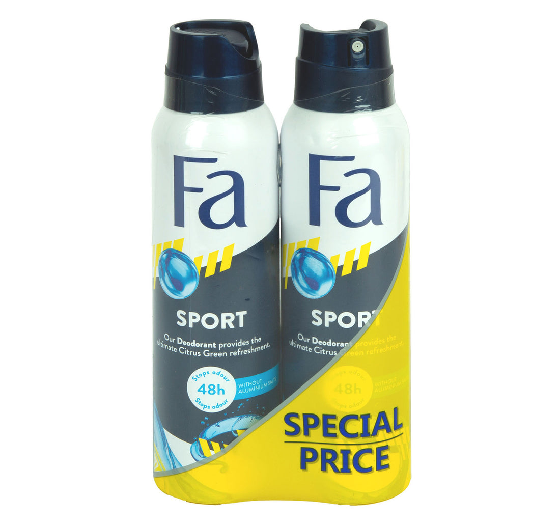 Fa Sport Deodorant Spray Value Pack 2 x 150 ml
