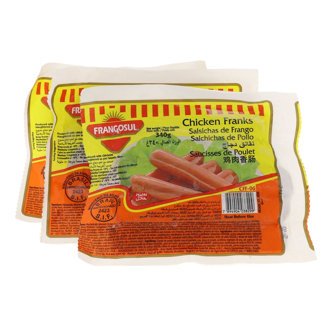 Frangosul Chicken Franks 3 x 340 g