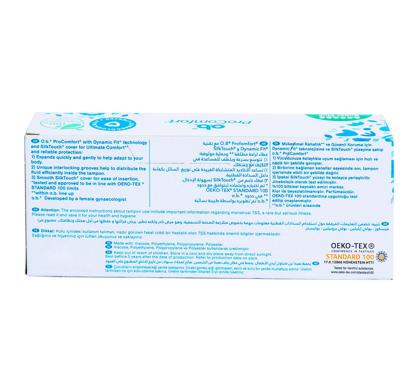 OB ProComfort Super Plus Tampons 16 pcs