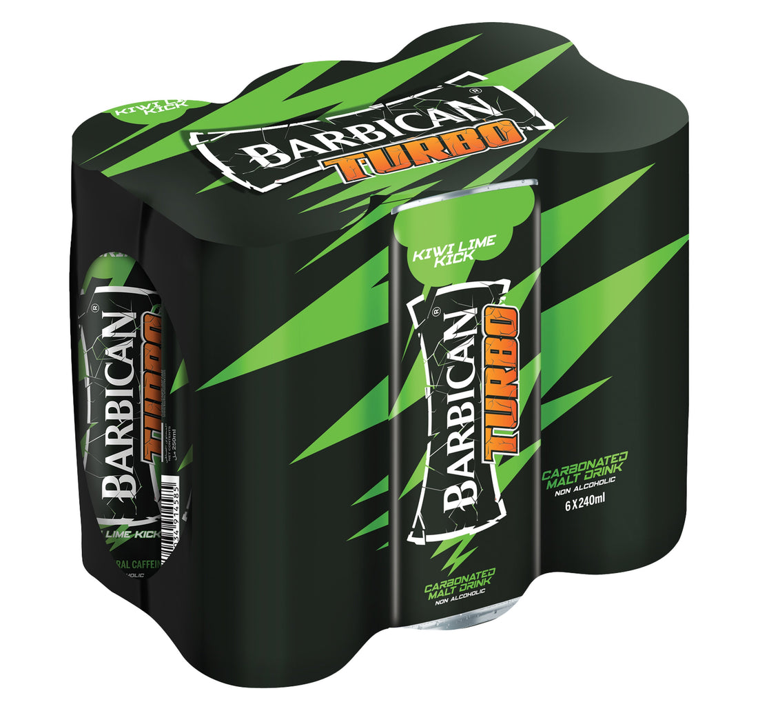 Barbican Turbo Kiwi Lime Can 6 x 240 ml