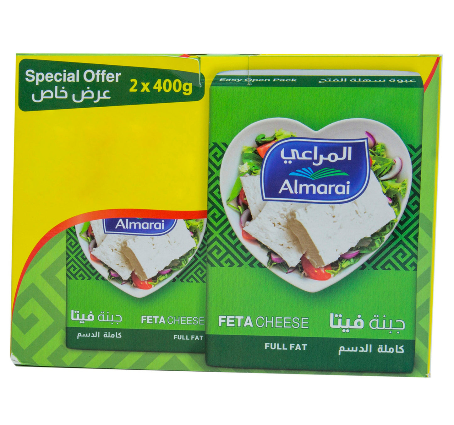 Almarai Full Fat Feta Cheese 2 x 400 g