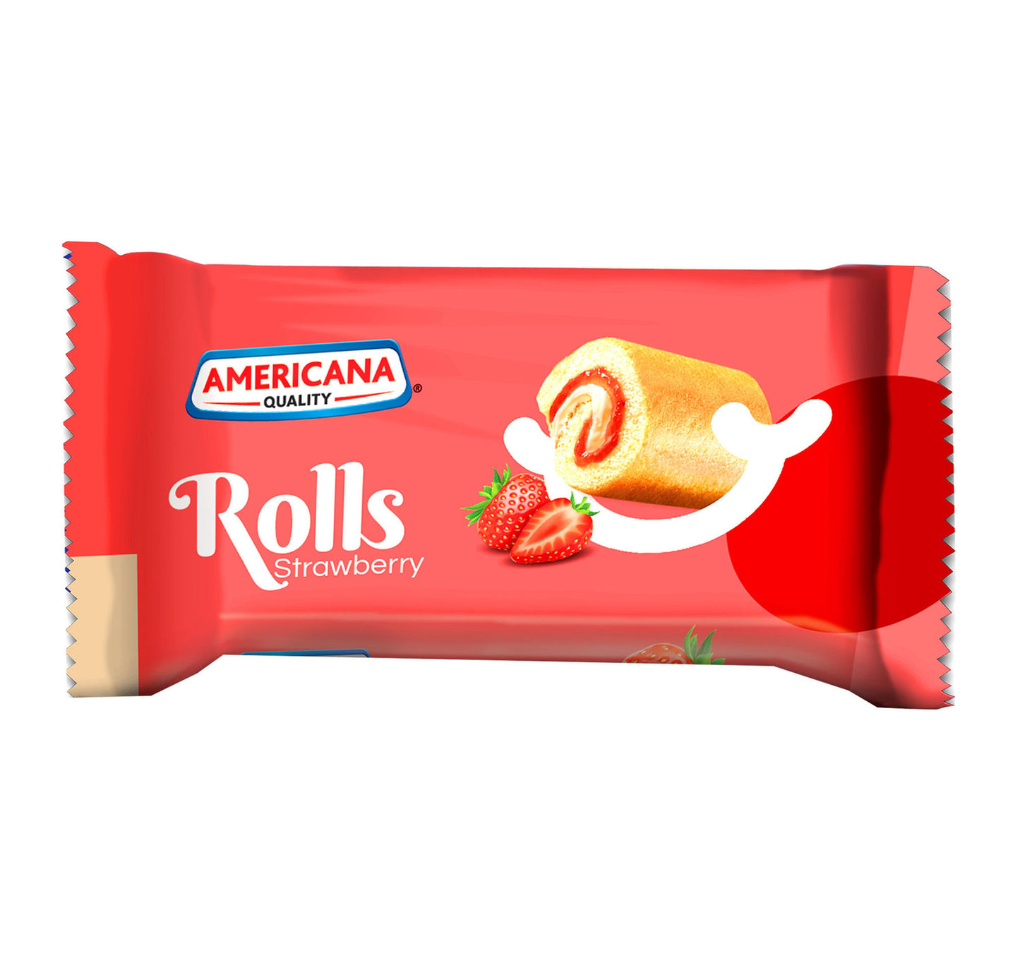 Americana Mini Rolls Strawberry 24 x 20 g