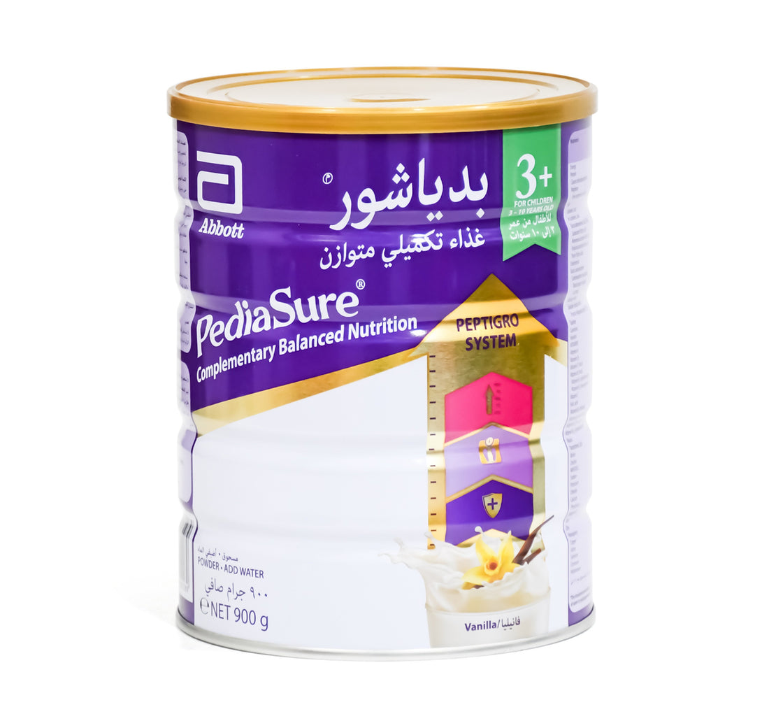 نظام بيدياشور بيبتيجرو بنكهة الفانيليا للمرحلة 3+ للأطفال من 3 إلى 10 سنوات 900 غرام