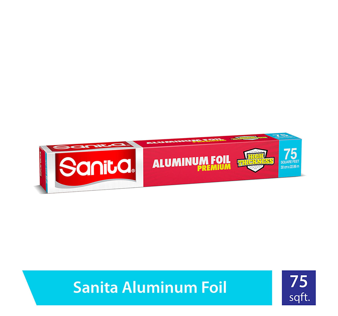 Sanita Premium Aluminum Foil 75sq.ft. Size 22.86m x 30cm 1 pc