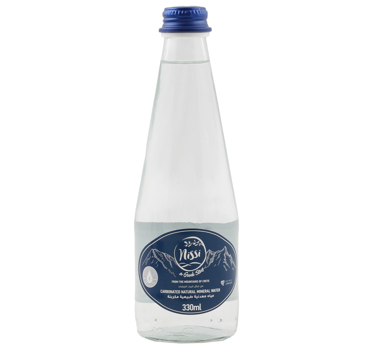 Nissi Sparkling Spring Water Greek Mountain 330 ml