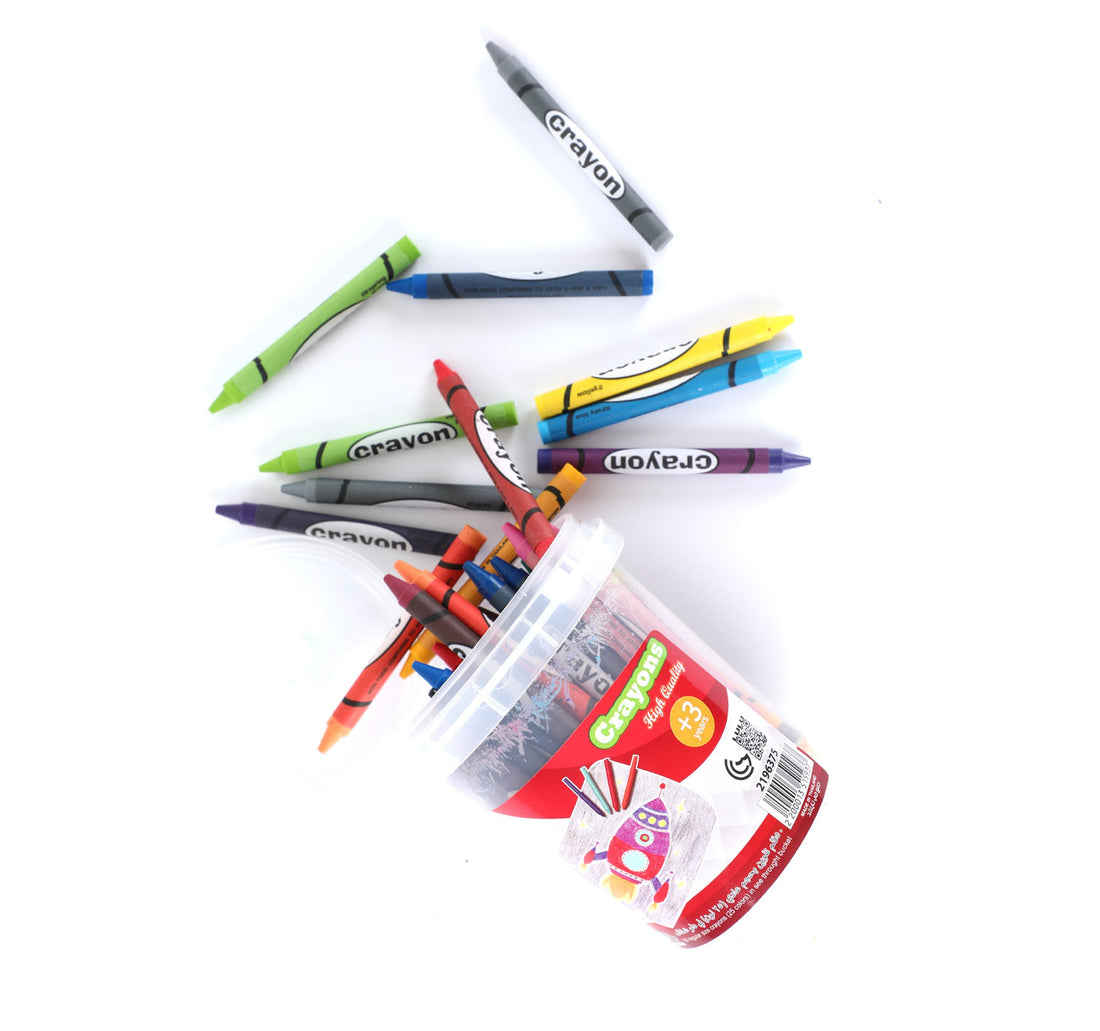 مجموعة أقلام الشمع وين بلس، 50 قطعة، متنوعة، R50B