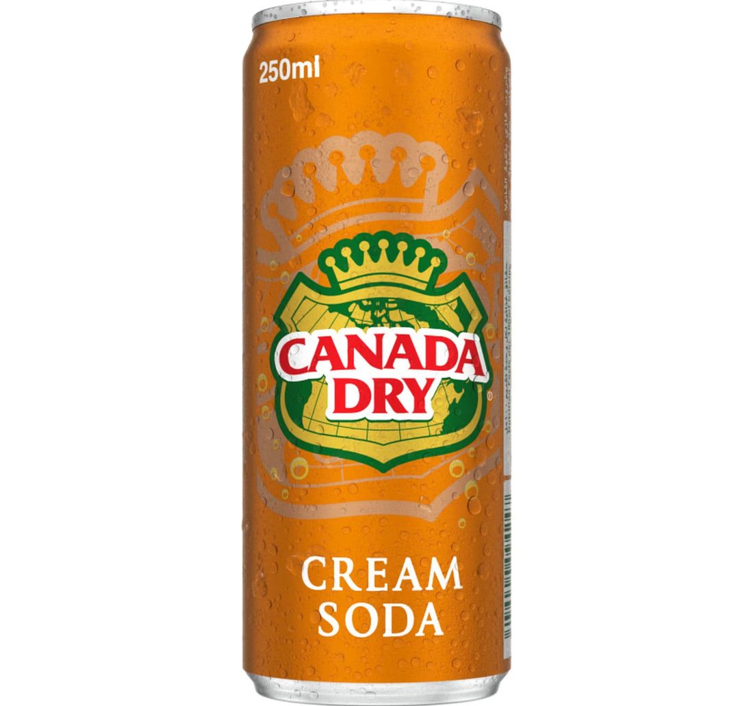 Canada Dry Cream Soda Can Value Pack 6 x 250 ml