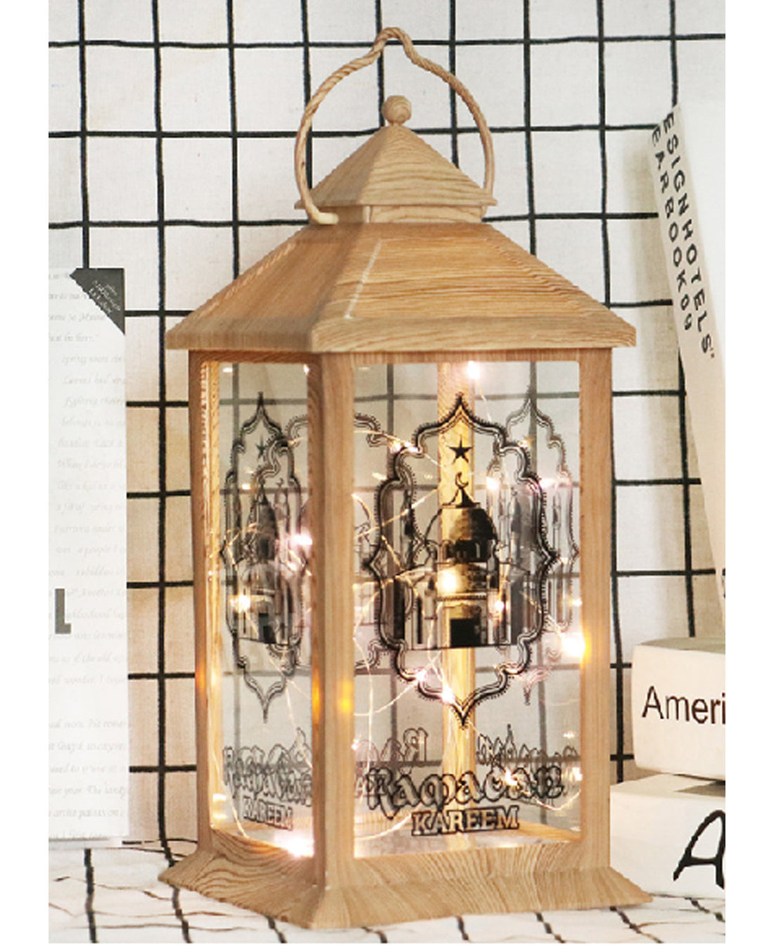 فانوس زينة رمضان/العيد، مُعلق للحفلات، مُتنوع، WM-22529