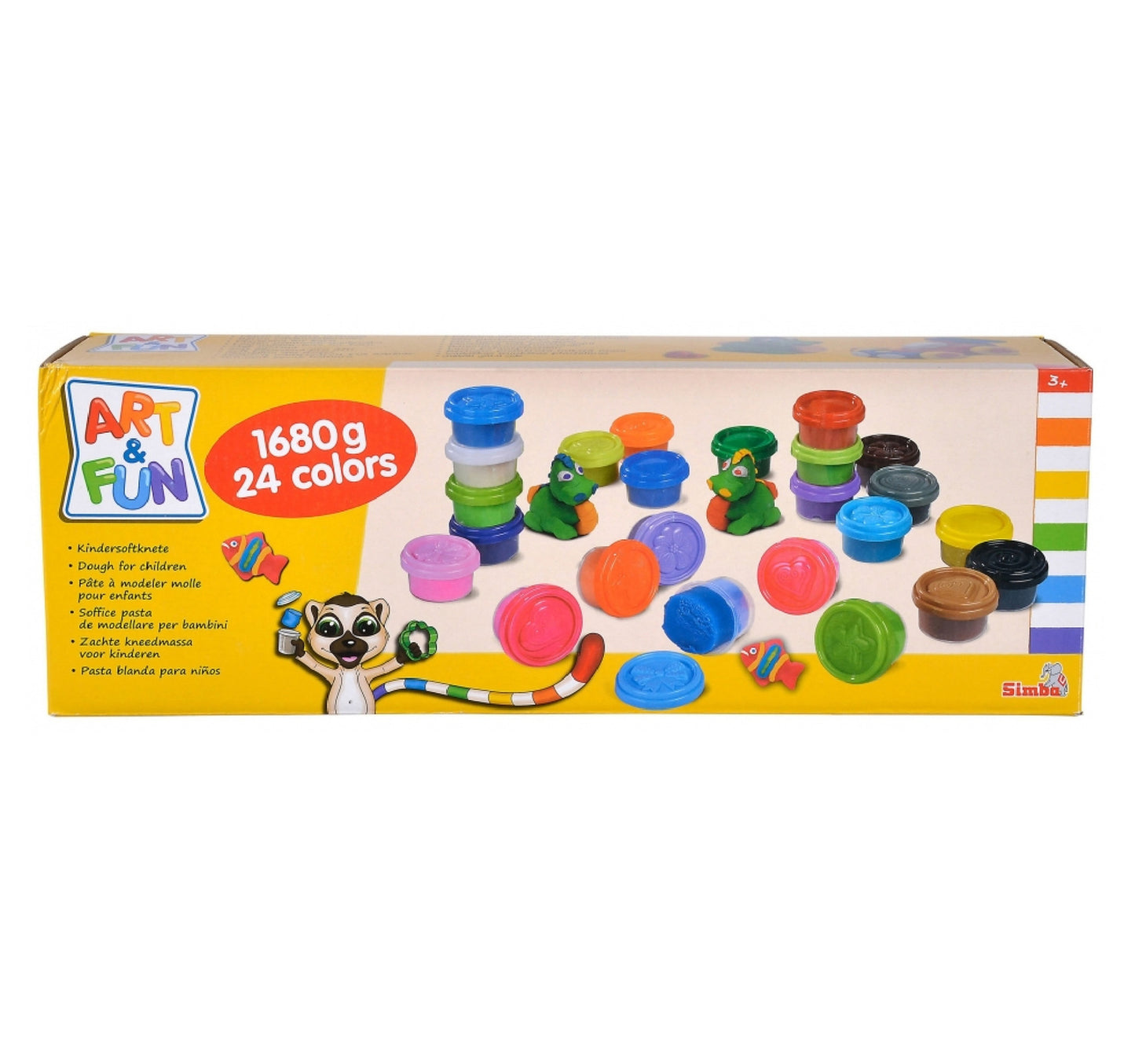Art and Fun Soft Dough 24 Colors 106324528