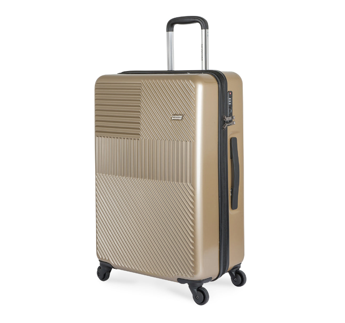 Newcom 4 Wheel Hard Trolley, 24 inches, Assorted, EK1020