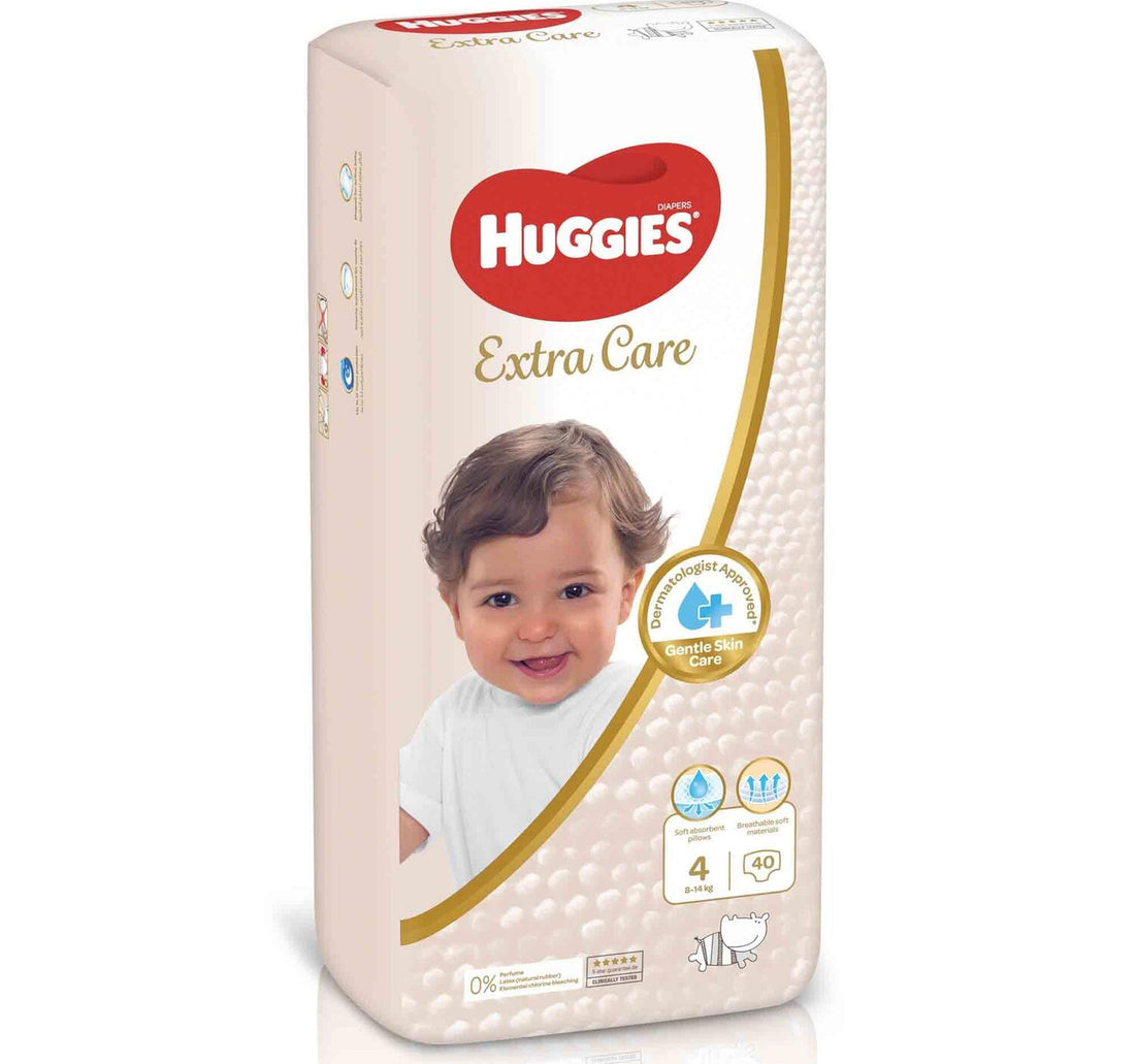 Huggies Extra Care Size 4 8 -14 kg Value Pack 40pcs