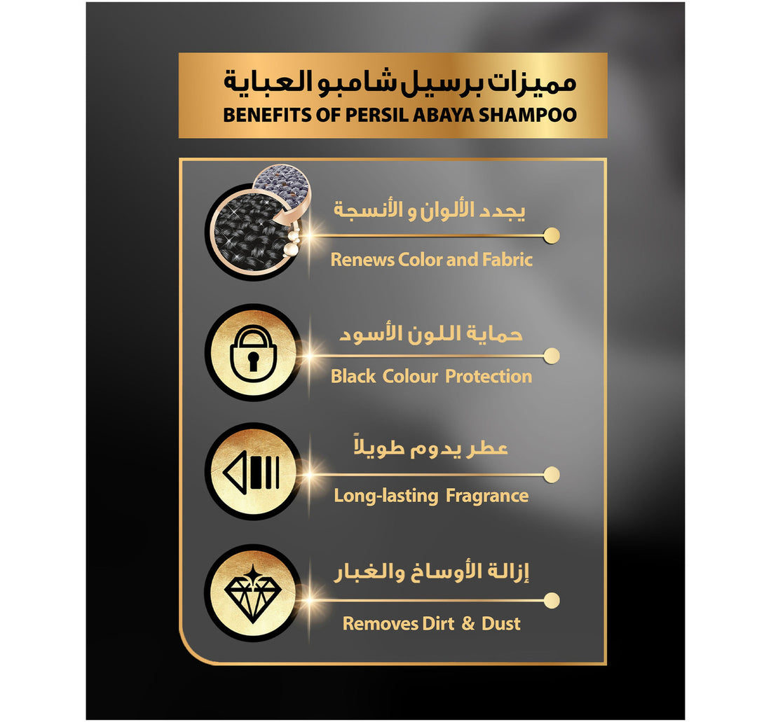 Persil Classic Black Abaya Shampoo Value Pack 3.6 Litres