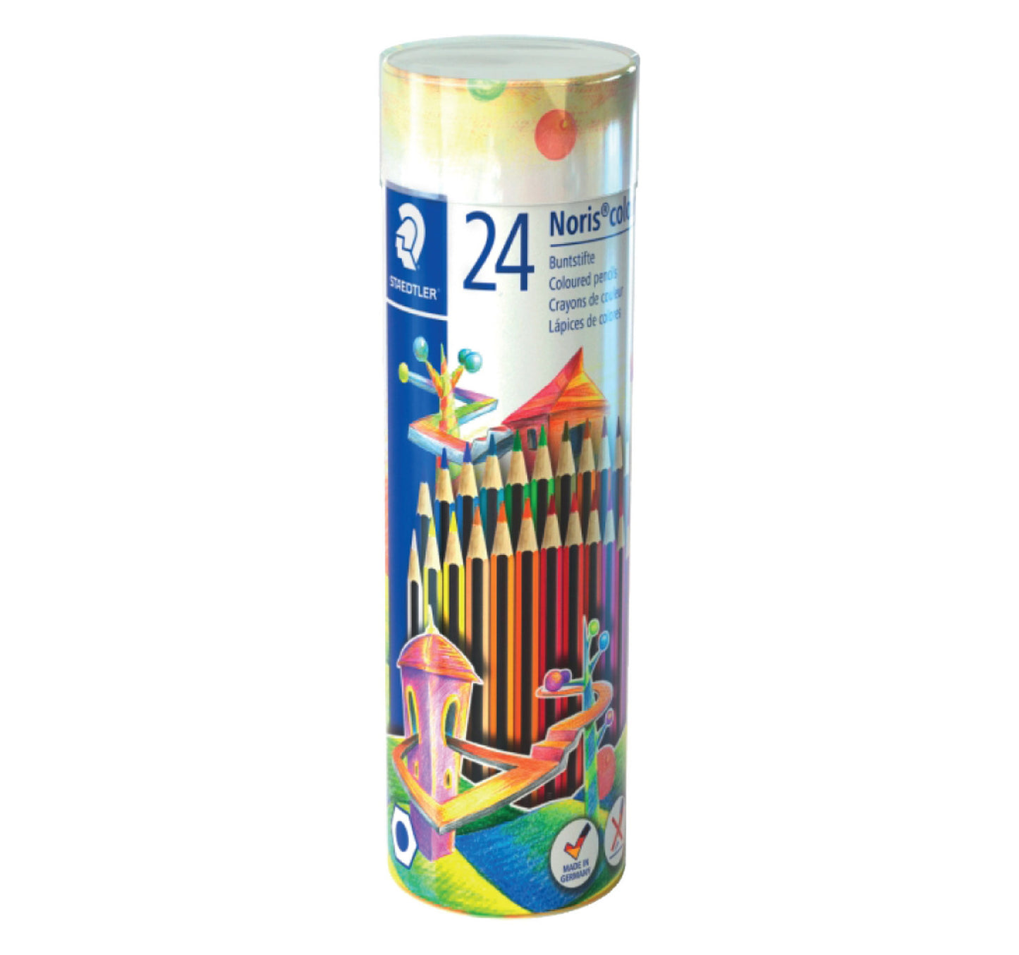 Staedtler Noris Color Pencil Cylinder 24's 18524