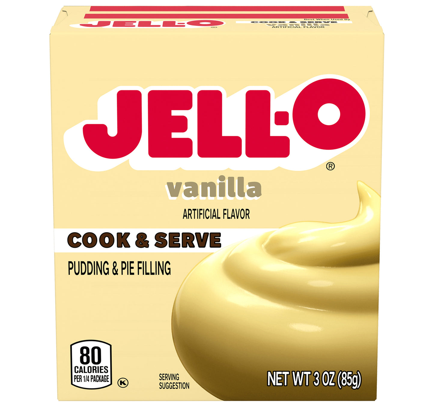 Jell-O Vanilla Cook & Serve Pudding & Pie Filling 85 g