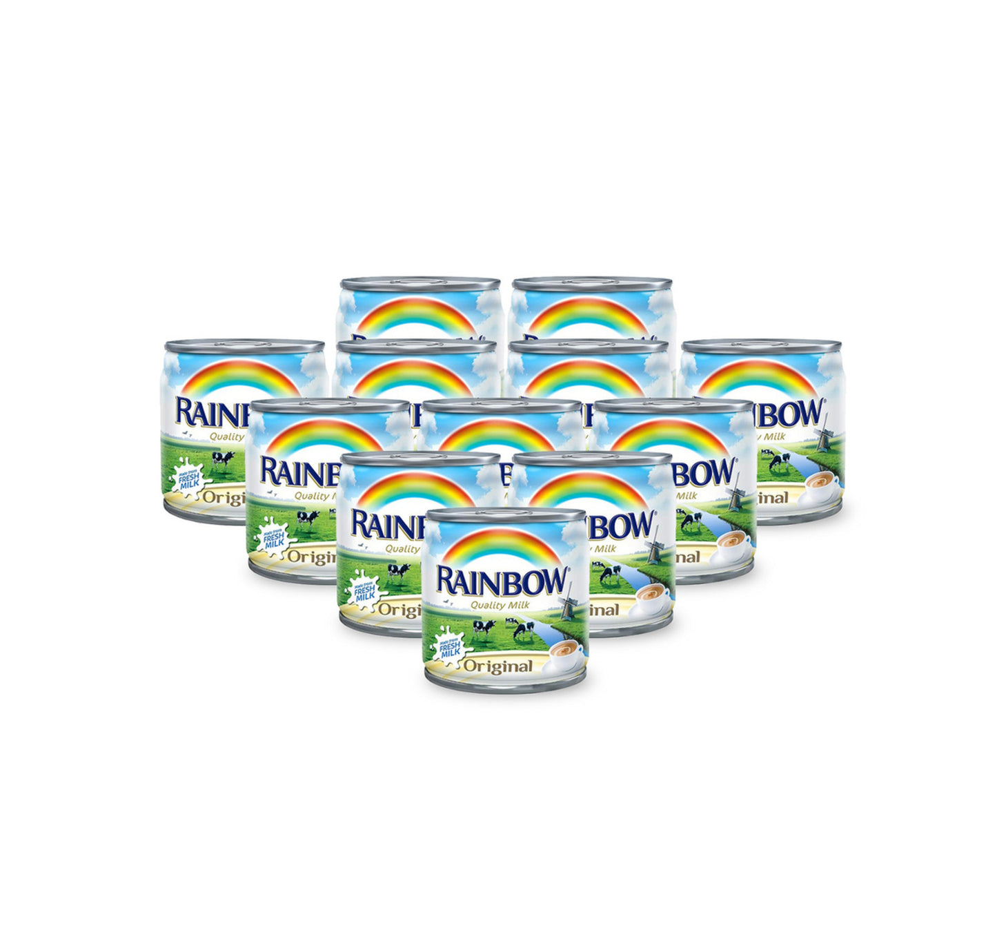 Rainbow Evaporated Milk 12 x 170 g