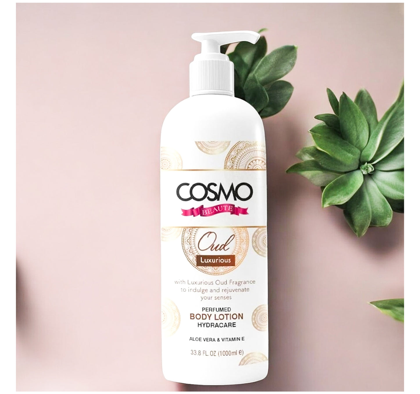 Cosmo Beaute Oud Luxury Perfumed Body Lotion 1 Litre