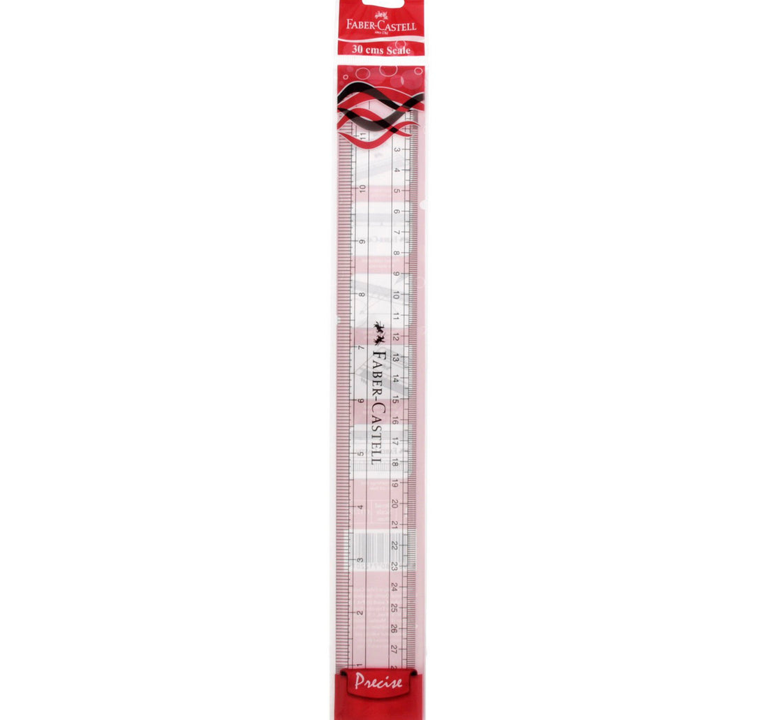 Faber-Castell 30cms Plastic Ruler