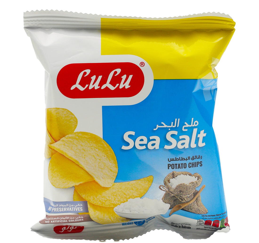 LuLu Sea Salt Potato Chips 24 x 13 g