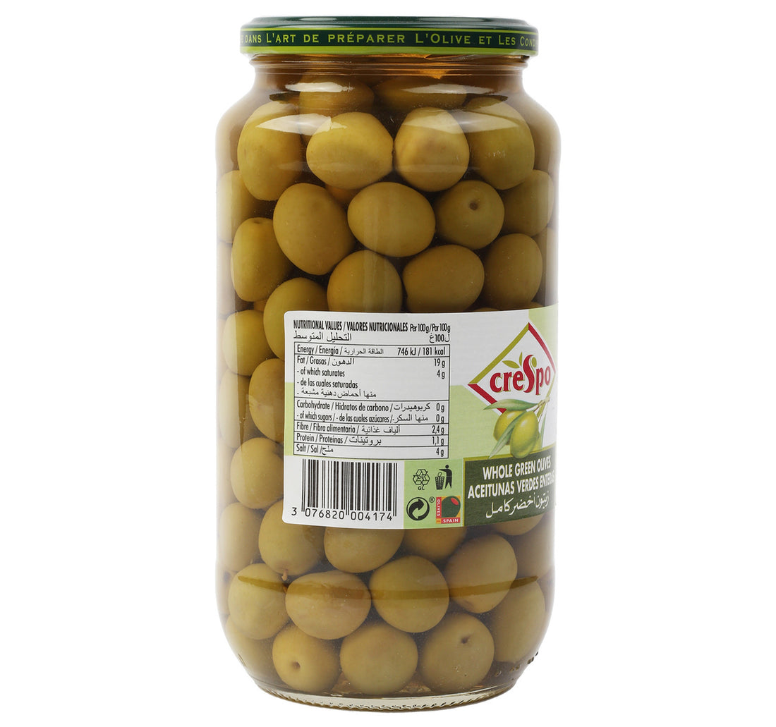 Crespo Green Olives in Brine 907 g
