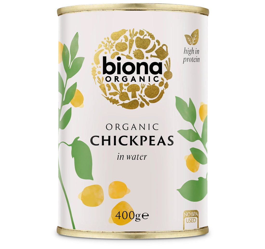 Biona Organic Chick Peas in Water 400 g