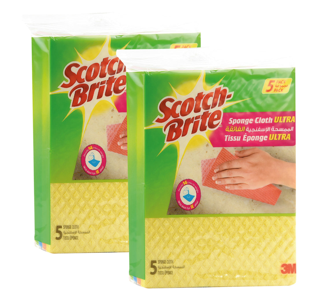 Scotch Brite 3M Sponge Cloth Ultra 2 x 5 pcs