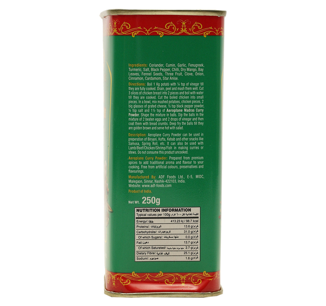 Aeroplane Madras Curry Powder 250 g