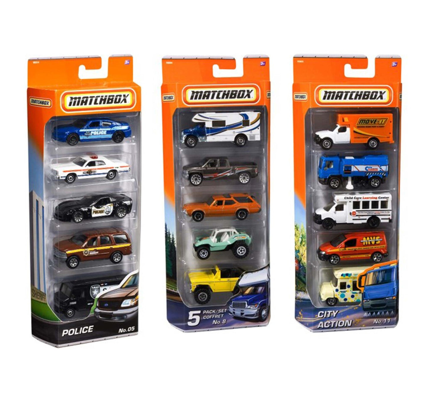 Mattel Matchbox Classic Car Ride 1Pack of 5, Assorted C1817-0