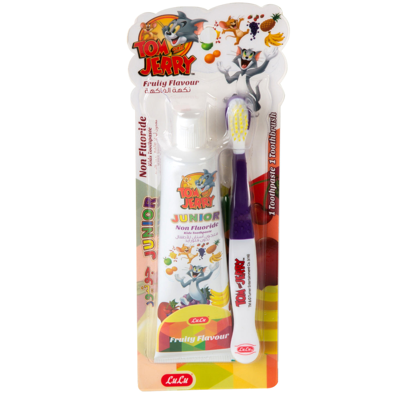 LuLu Kids Fruity Flavour Toothpaste 75 g + Toothbrush 1 pc