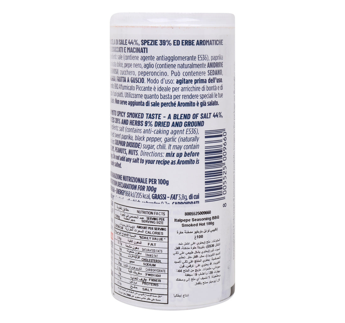 Italpepe Seasoning Barbecue Smoked Piccante 100 g