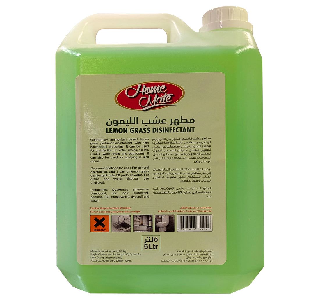 Home Mate Lemon Grass Disinfectant 5 Litres
