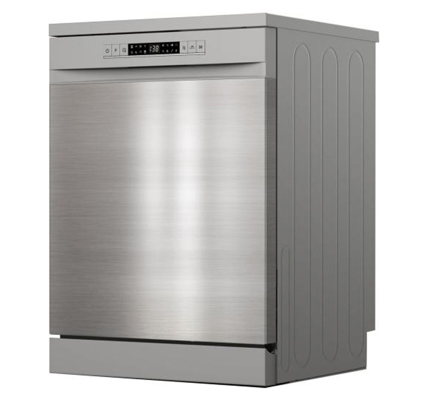 Hisense Free Standing Dishwasher, 8 Programs, 13 Place Settings, 60 cm, Grey, HS622E90X