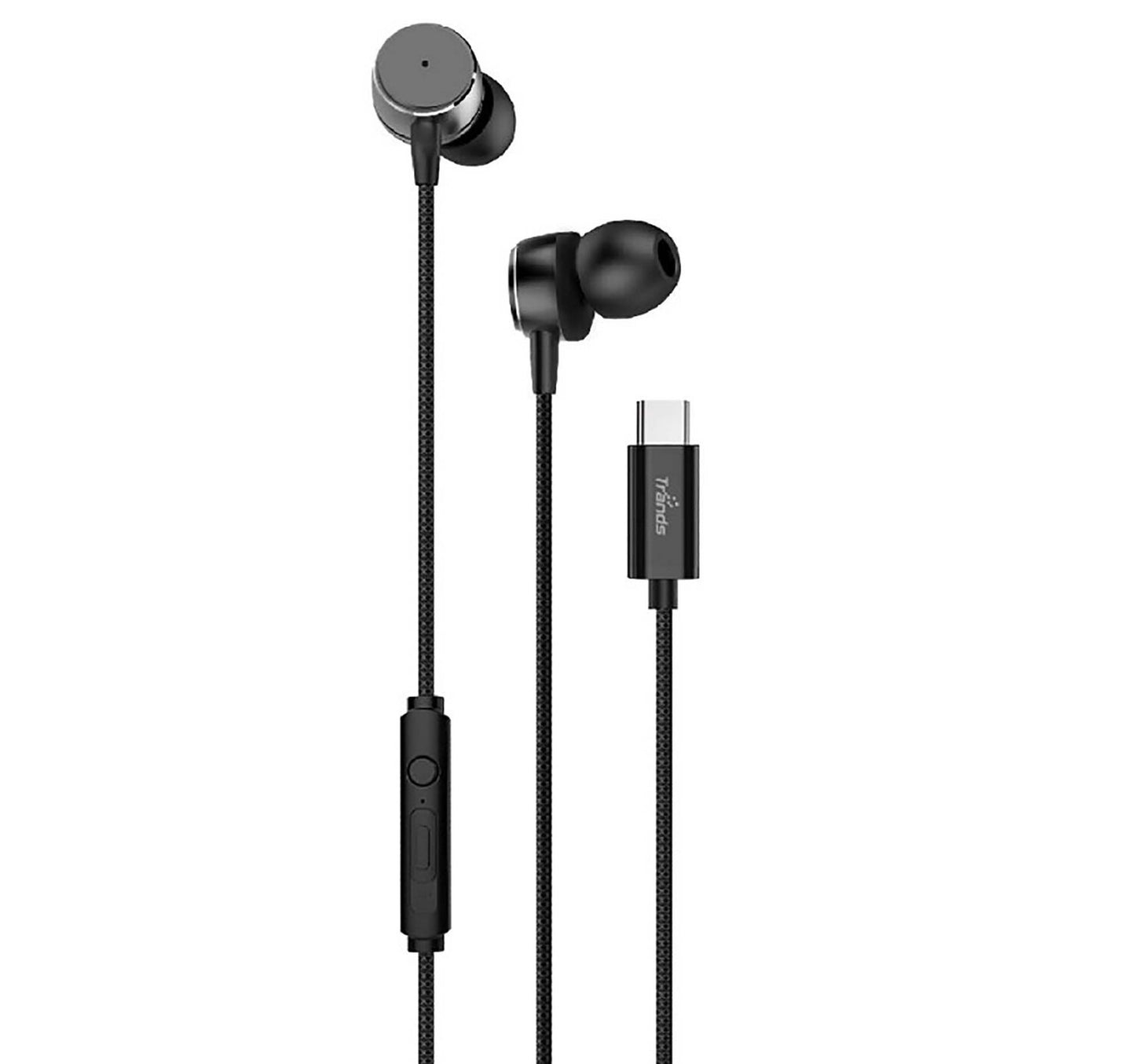 Trands TypeC Earphone HS845 Black